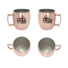 15oz Single Wall SS Cup Copper Plating Beer Mug